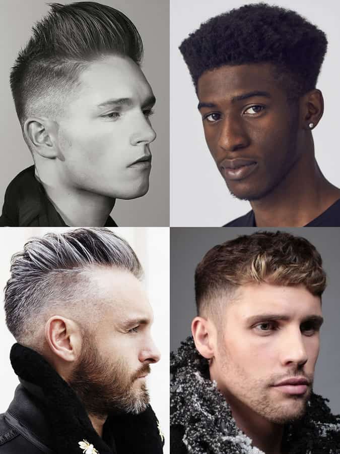 Peinados/cortes de pelo para hombres con forma de cara redonda