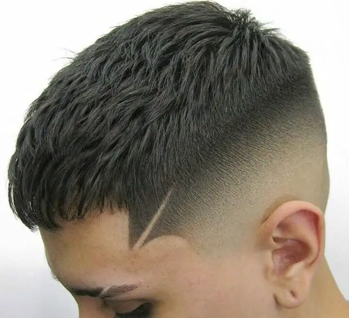 Temple Haircut Line Design