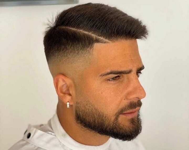 Clásicos diseños de corte de pelo de línea de banda