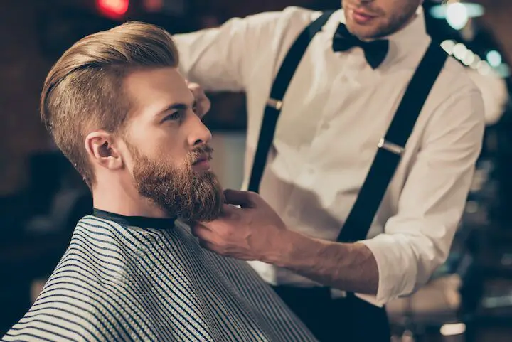 Barber Styling Hombre Barbudo Con Crop francés