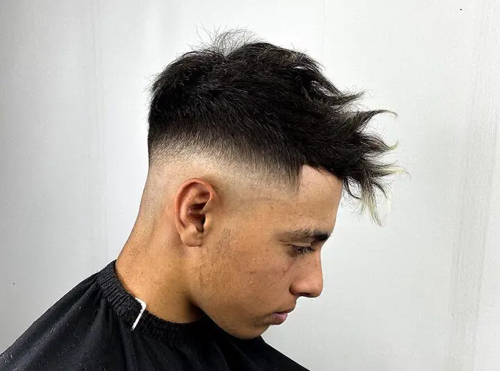 High Fade Y Spiky Haircut