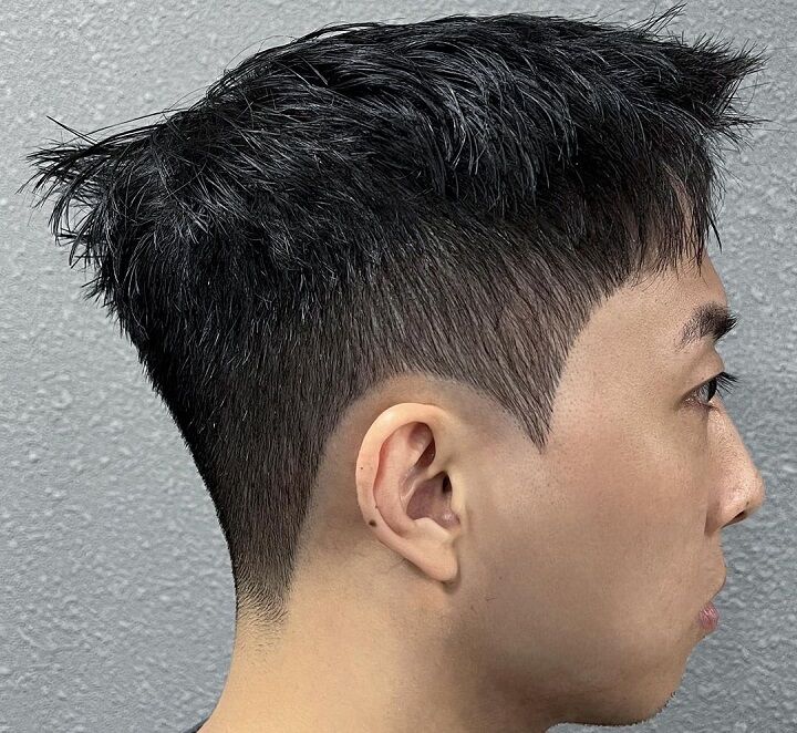 Shaggy Taper coreano Perm coreano permanentes hombres pelo