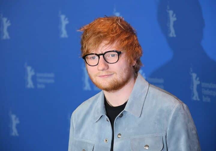 Ed Sheeran peinado pelirrojo